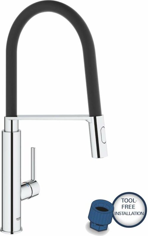 Grohe Feel - Küchenarmatur mit flexiblem Arm, Chrom 31489000