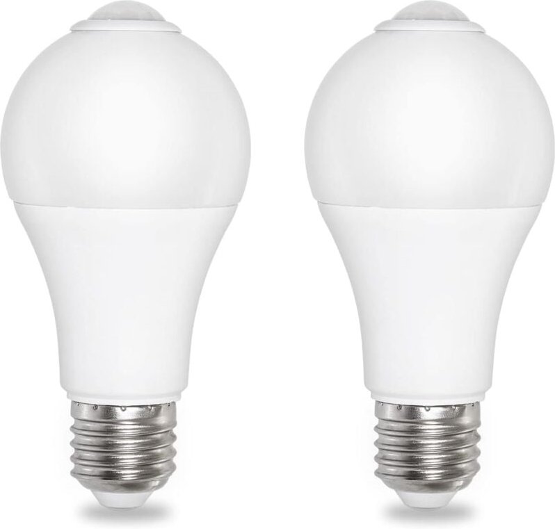 Ersandy - Glühbirne mit Dämmerungssensor, E27, 12 w, Kaltweiß, 6500 k, 1000 lm, ac 220 v, 120 Grad, automatisches Ein-/A...