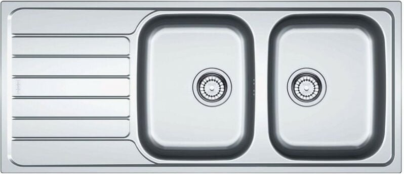 Eingebaute spüle 80cm automatischer edelstahl mit siphon Franke skx621