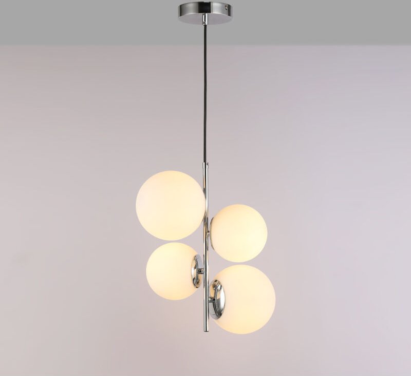 Glaskugel-Pendelleuchte 'tanna' - E27 - ø 15cm