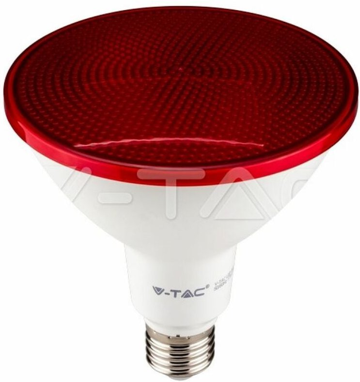 LED-Glühbirne E27 17W PAR38 Farbe Rot IP65 - V-tac