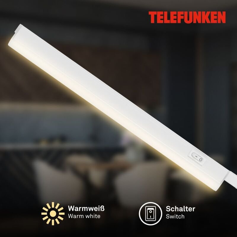 Led Unterbauleuchte 4,4 w weiß Kunststoff Telefunken