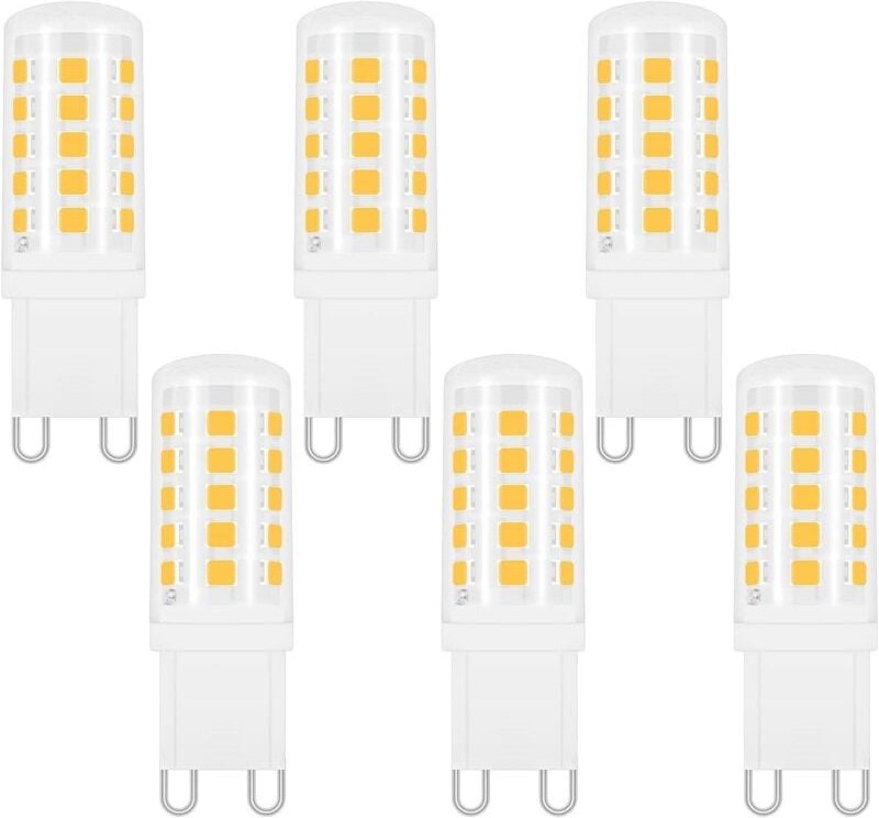 G9 LED 4W Neutralweiß 4000K, 400LM, entspricht Halogen G9 40W 33W, 360 Grad, AC 220-240V, LED-Neutrallampe für Spiegelle...