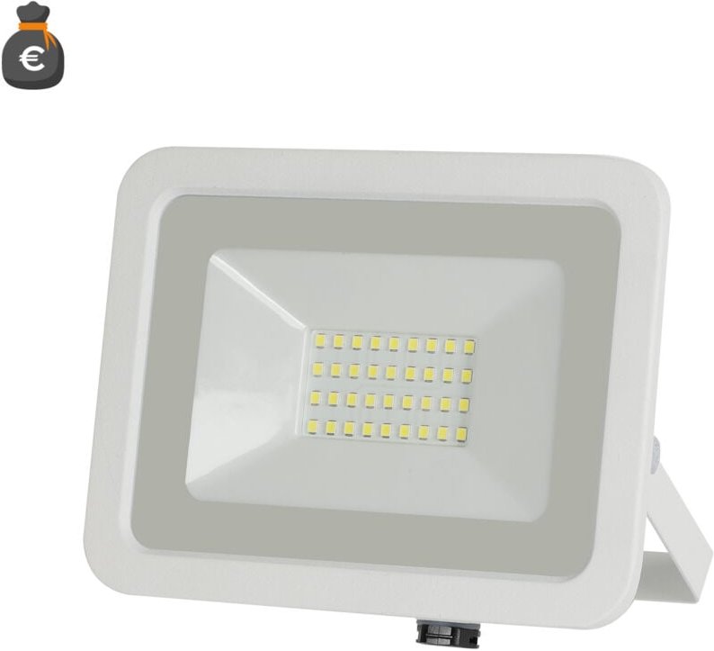 Weißes LED-Flutlicht 200–265 vac, 30 w, 3000 k