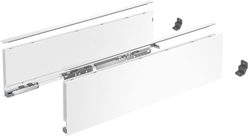 AvanTech You Schubkasten Set Schubkasten Set Höhe 139 - Schubkastensystem Nennlänge 500mm, Stahl weiß - Hettich