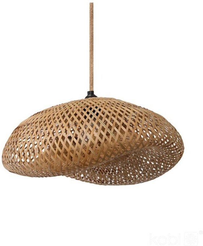 Kobi 1xE27 Boho Bambus Pendelleuchte