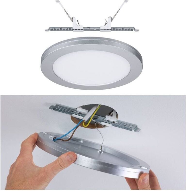Paulmann - led Einbauleuchte Cover-it chrom 22,5 cm 16,5 w led Einbauleuchte