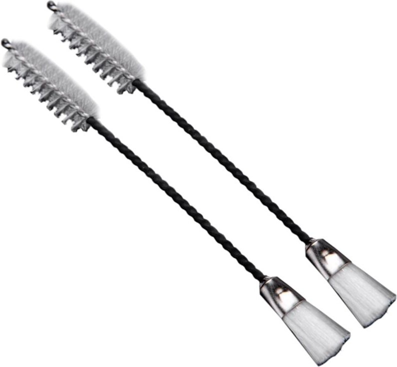 Tlily - 2X Weiche Reinigungsbuerste Ton Lochreiniger mit Doppelenden fuer Sax Klarinette Oboe Floete Blasinstrument