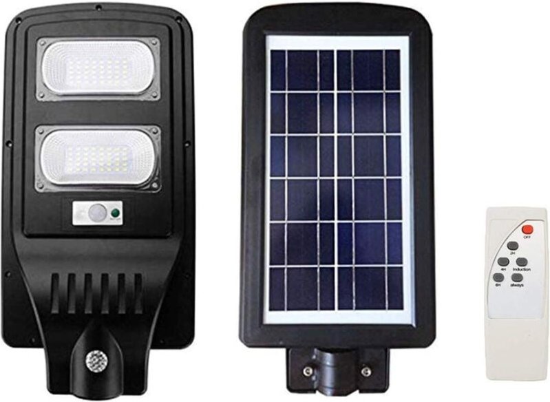 Trade Shop Traesio - Trade Shop - lampione stradale led 60W fotovoltaico energien solar crepuscola IP65 -