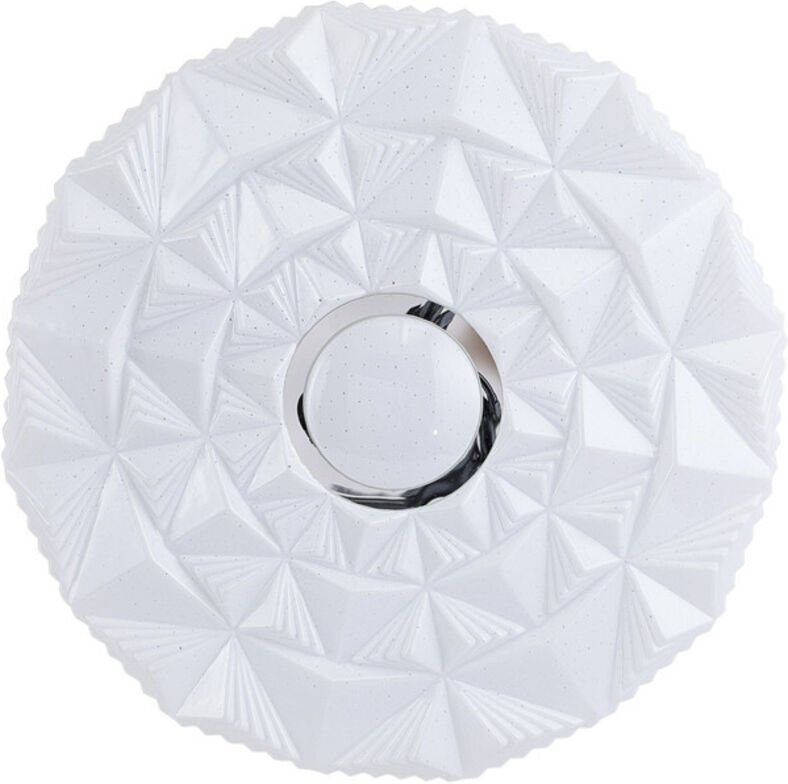 Dekorative Deckenleuchte für Wohnzimmer, Schlafzimmer, dreieckige Formen, weiß, rund, Ø27cm, neutrale Farbe, LED, 12W, K...