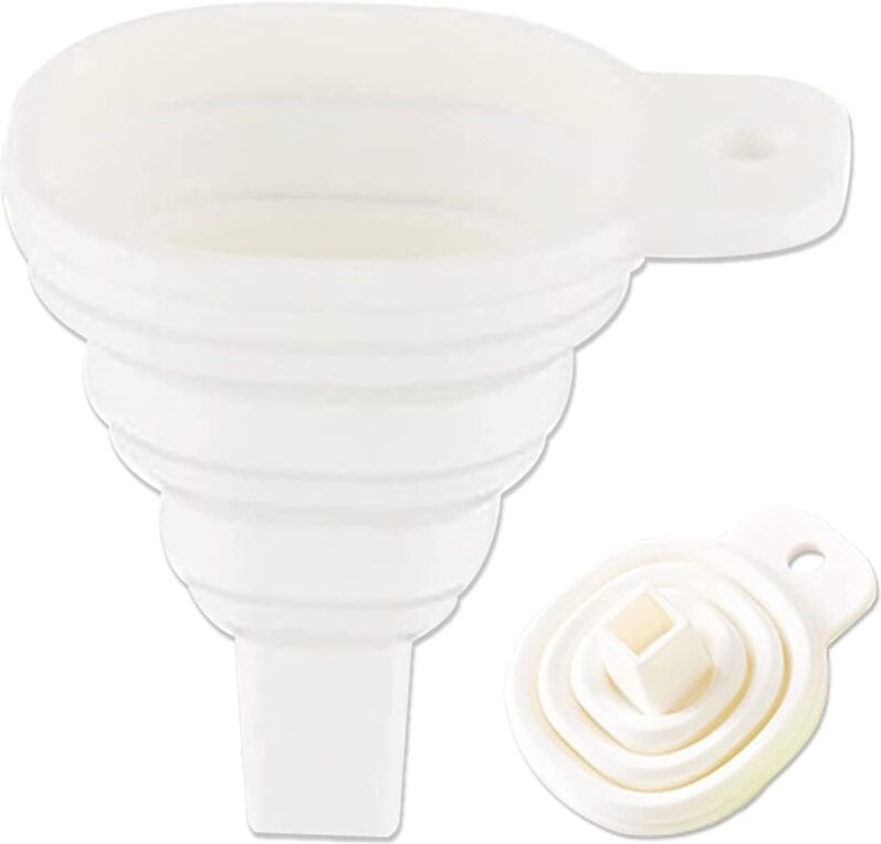 Flaschenabfülltrichter, Küchentrichter, Falttrichter, Transfertrichter