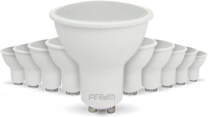 Eclairage Design - Los mit 10 LED-Lampen GU10 7W Äq. 60W 2700K Warmweiß