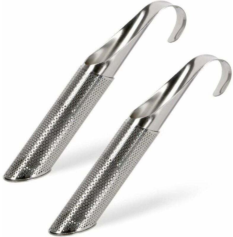 Tee-Ei, Edelstahlrohr, Gewürzsieb, Kräutertee-Sieb, 2er-Set