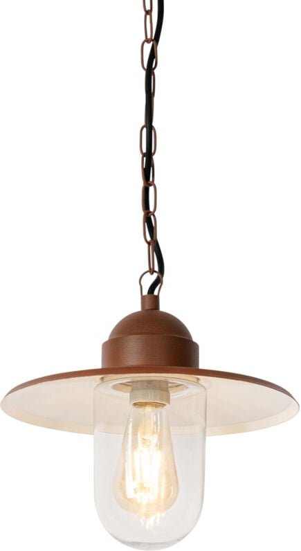 Moderne Außenhängelampe rostbraun IP44 - Kansas