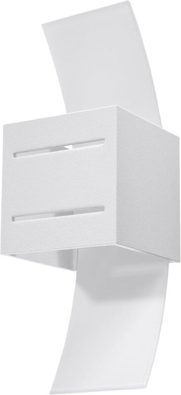 Wandleuchte Merito 1 G9 Weiß Aluminium Lumilo 02.111.03