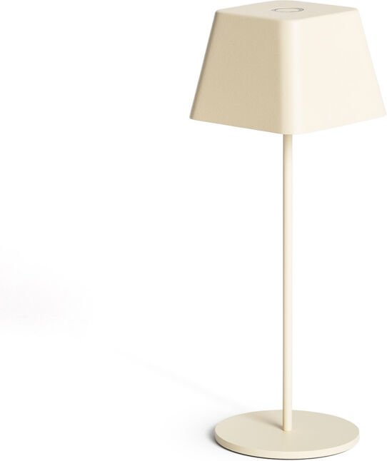 LED Tischlampe 1.2W Tragbar Aussen Aluminium mit wiederaufladbarem USB-Akku Willy Beige