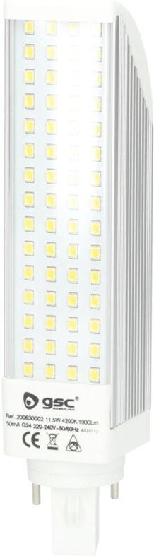 GSC - LED-Glühbirne pl G24 11,4W 6500K