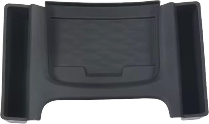 Tlily - Für Tank 300 Hi4-T Zentralsteuerung Lade Silikon Pad Aufbewahrungsbox Modifiziertes Innenzubehör-Schwarz