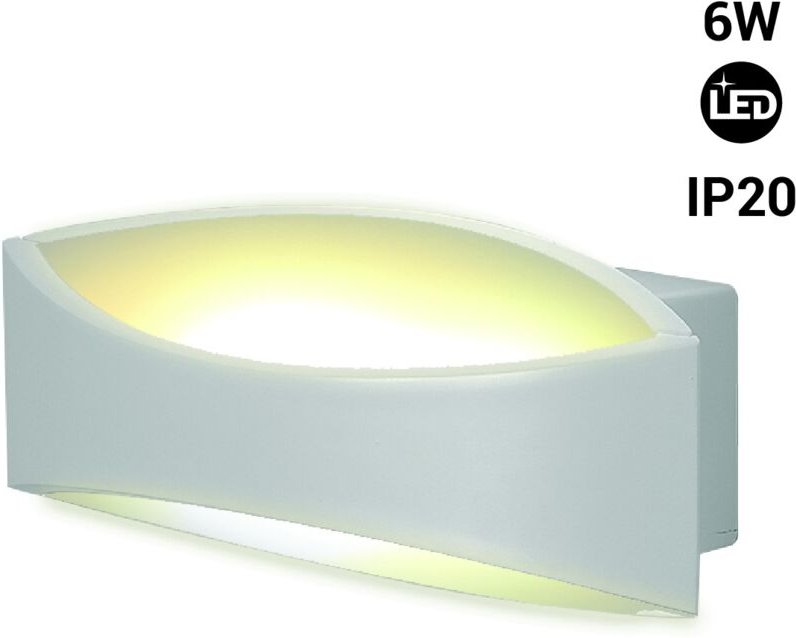 LED-Wandleuchte mit doppeltem Lichtaustritt - IP20 - 3000K - 6W