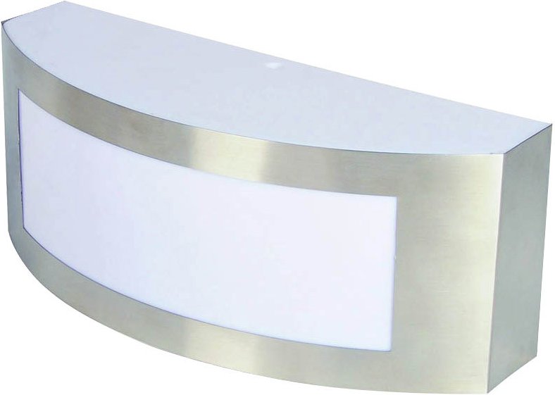 V-tac - Runde LED-Wandleuchte mit E27-Lampenfassung (max. 15 w), Farbe Grau, IP44