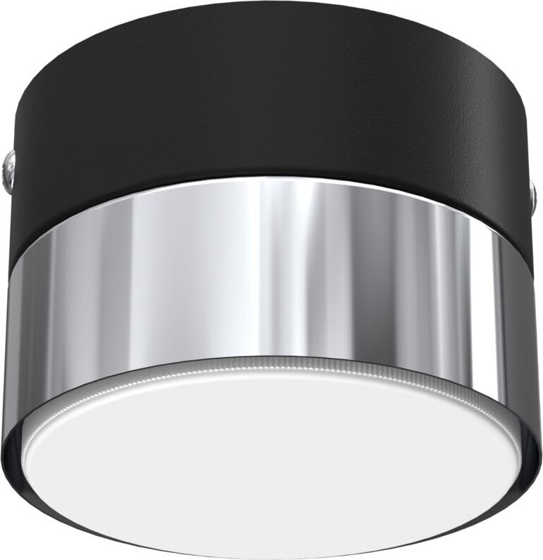 Wohnzimmer-Deckenleuchte Led Loft Gx53 Schwarz Chrom