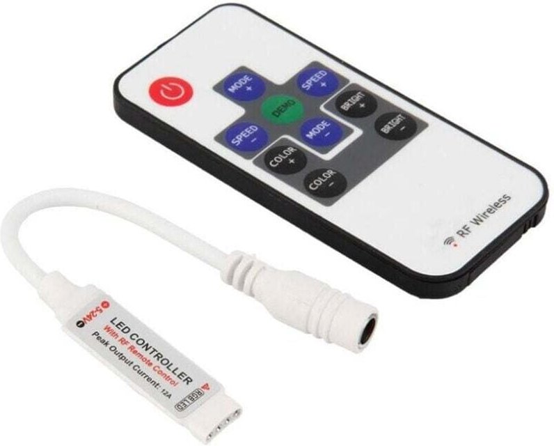 Thumbnail - Dimmer Per Striscia Led Rgb Telecomando Rf Wireless Controller Strip Light 12v - - Ymyny
