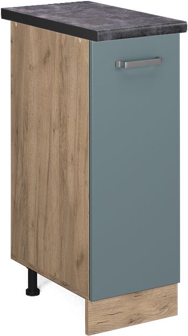 Vicco - Apothekerschrank R-Line, Blau-Grau, 30 cm , ap Anthrazit