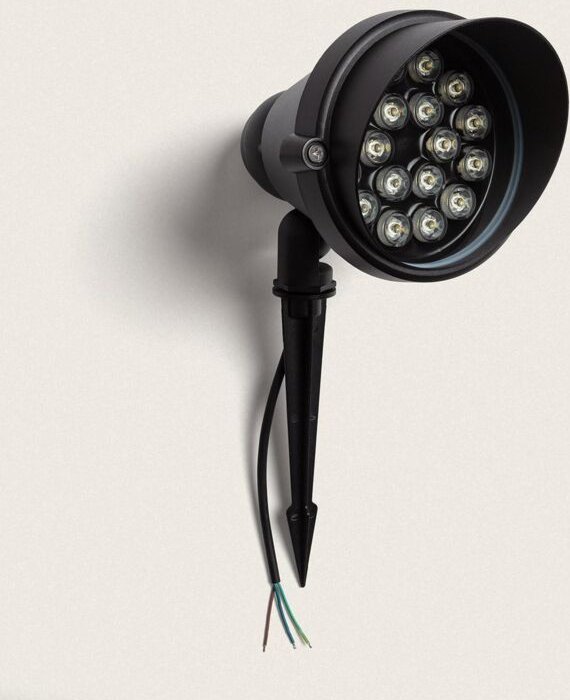 Efectoled - LED-Strahler Aussen 18W mit Erdspiess Giverny 4000K Neutralweiß