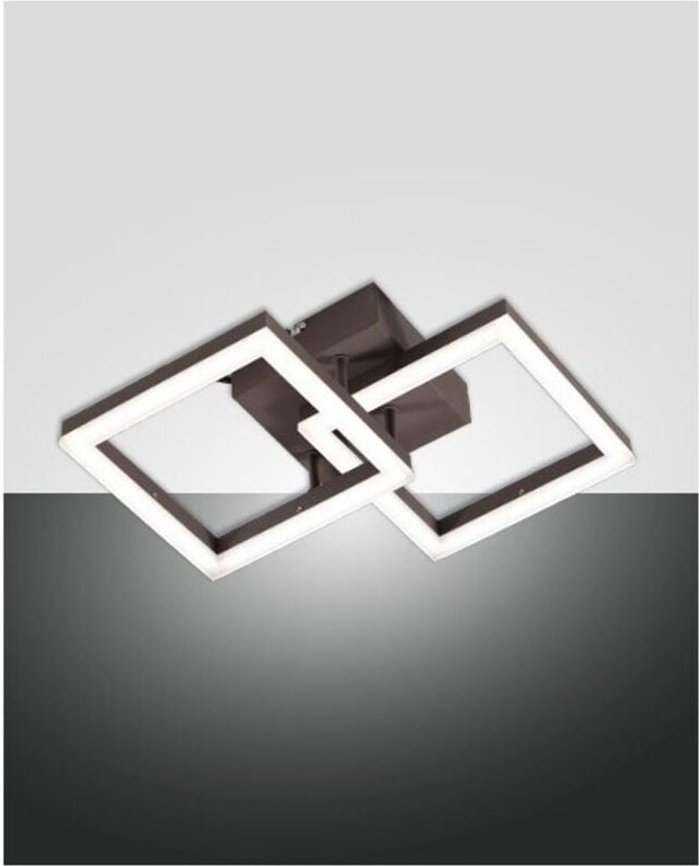 Fabas Luce - Moderne LED-Deckenleuchte bard 21W Corten 3394-28-361