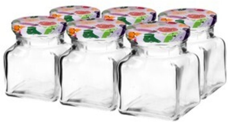 Name Einmachgläser 120ml (6 Stk.) - ideal für Eingemachtes