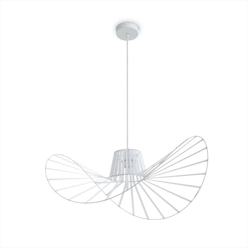 Thumbnail - Paco Home LED Pendelleuchte Wohnzimmer Esszimmer Schlafzimmer Hängellampe Modern Stylisch Pendelleuchte - Weiß, Weiß (Ø7...