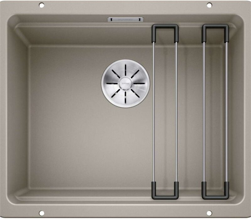 Etagon 500 - Silgranitspüle, 53x46 cm, mit Schienen, Tartufo 522234 - Blanco