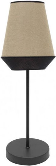 Glocke hohe Tischlampe 1xe27 sack/schwarz 74x25x25 cm