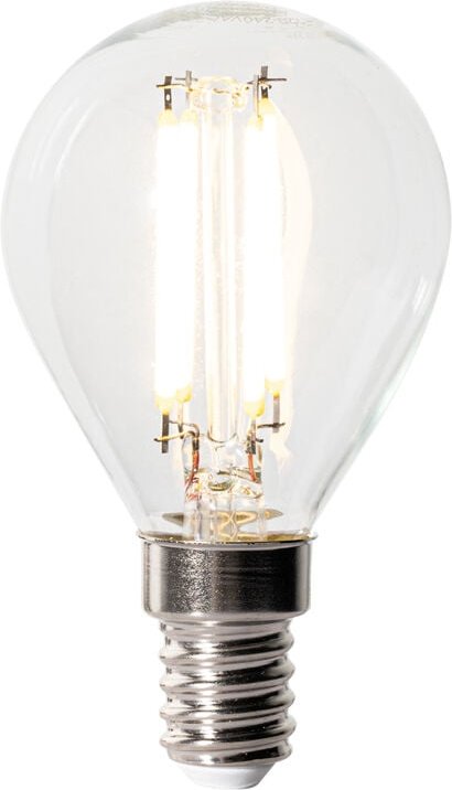 Luedd - E14 3-Stufen-Dimmbare LED-Glühbirne P45 Klar 5W 470 lm 3000K