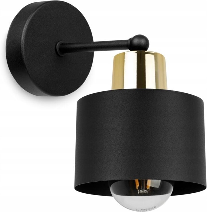 Wandleuchte, Quadratische Lampe, Deckenleuchte, Schwarze Led-Lampe