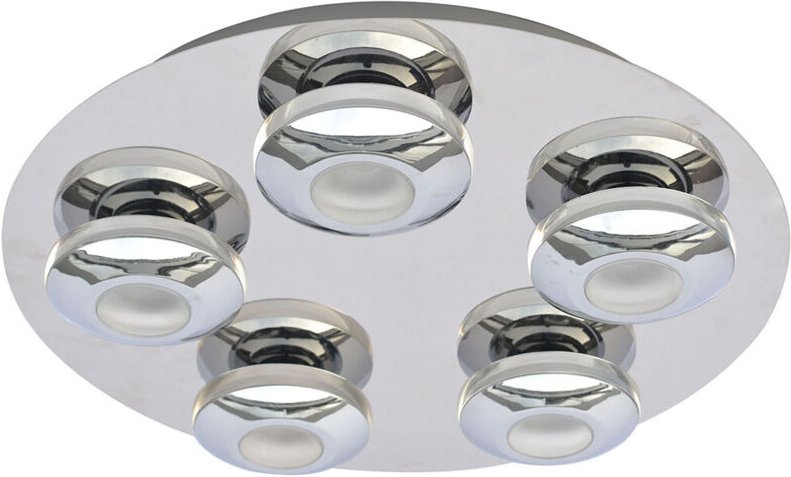 Italux - Elias Moderne 5-flammige Cluster-Deckenleuchte led, 3000K