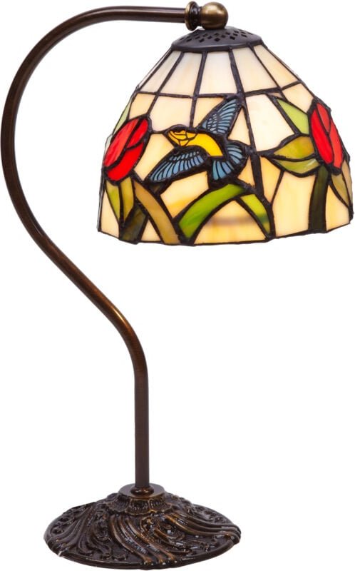 Tischleuchte Leser mit Colibri Durchmesser 16 cm Compact Series