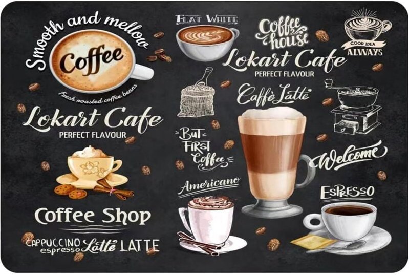 Abtropfmatte für Geschirr, 30 x 40 cm, saugfähige Abtropfmatte für die Küche, Kaffeemaschinenmatte, Bar, Kaffeemaschine