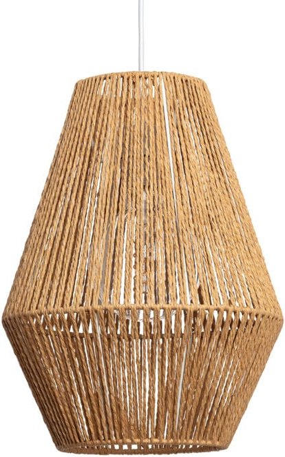 Pendelleuchte aus geflochtenem Papier Trilla Natürlich