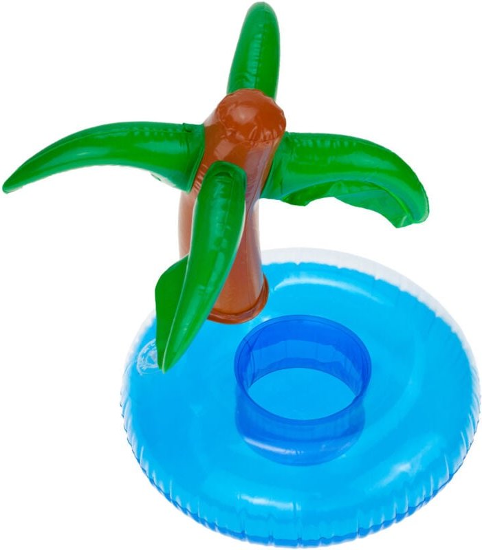 TG48083 Aufblasbarer Becher Strandmotiv Palmen