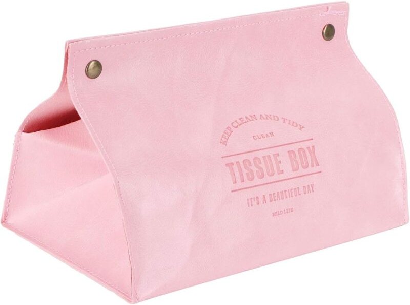 Sollbry - Taschentuchbox, Originalität, PU-Leder, Taschentuchbox, Schreibtisch-Taschentuch-Organizer, Taschentuchbox-Hal...
