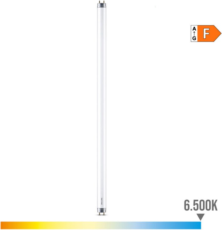 4 Röhren-LED T8 8W 800lm G13 6500K Kaltweiß ø2,78x60cm Philips