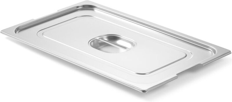 Deckel für GN Profi Line Behälter mit Aussparung für Griffe GN1/2 265x325mm Edelstahl - Hendi 804223