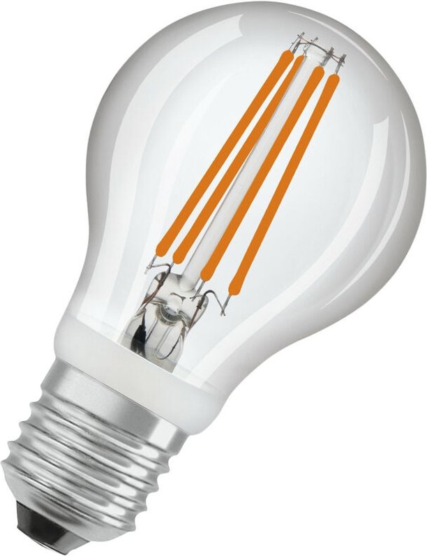 Osram - Star+ LED-Lampe mit Bewegungssensor für E27-Sockel, Filament-Optik ,Warmweiß (2700K), 806 Lumen, Ersatz für herk...
