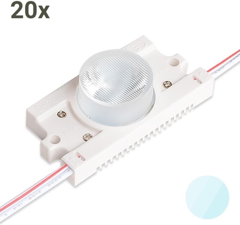 LED Kantenmodul 6500K 2,7W 70°x20° 12V IP67 (20 Stück VPE)