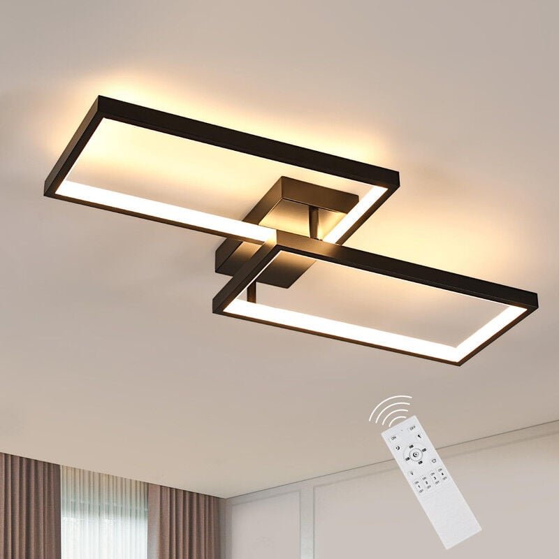 Comely - Moderner LED-Kronleuchter fürs Wohnzimmer, 35 w, 3625 lm, dimmbare Deckenleuchte mit Fernbedienung, 3000 K-6500...