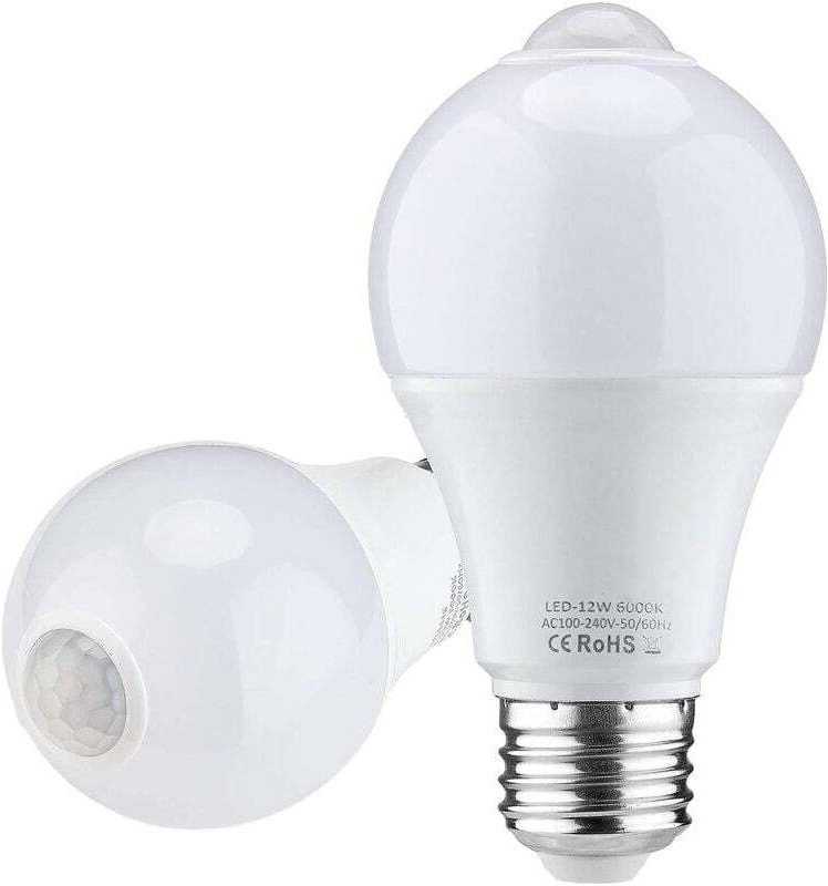 Thumbnail - Glühbirne mit Bewegungsmelder, E27 12 W LED-Glühbirne, Warmweiß 3000 K, mit Bewegungsmelder, automatisches An/Aus, Glühb...