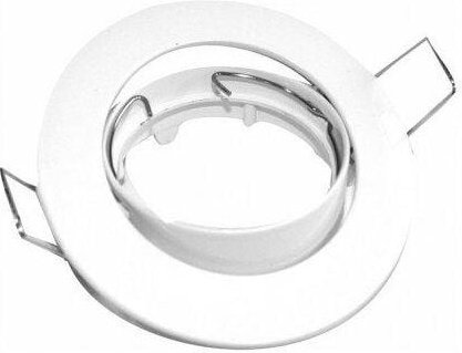 Runder Drehring mit Lampenhalterung GU10 Farbe white
