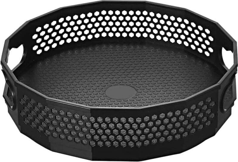 Drehbarer Gewürzständer, drehbarer Gewürzorganizer aus Kunststoff für Gewürze und Würzmittel, Küchenaufbewahrung, drehba...