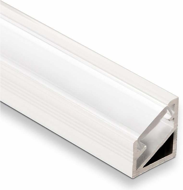 So-tech - 3er Pack - led Eck-Profil-66 WEIß / opal 2m für led Streifen